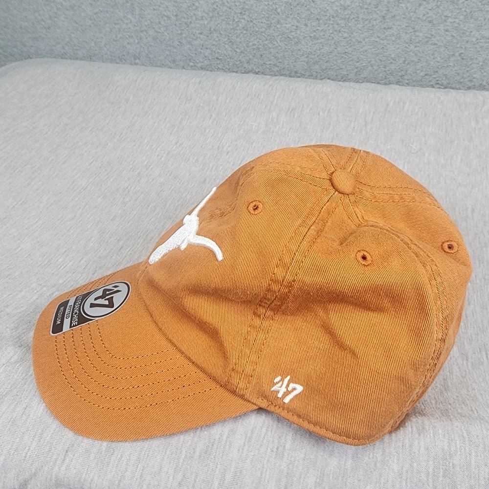 Texas Longhorns 47 Brand Franchise The Perfect Fit Fitted Hat Cap Medium - Picture 2 of 9